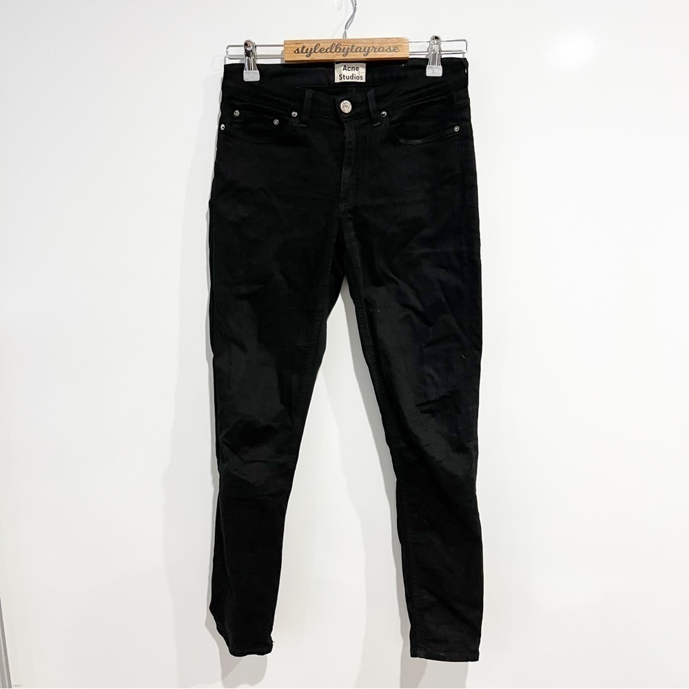 Acne Studios Skin 5 Black Skinny Jeans - Picture 3 of 10